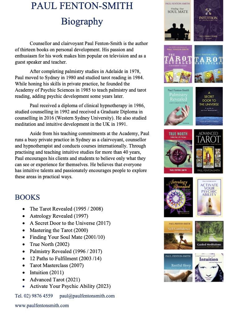 About Paul Fenton Smith